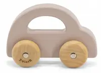 Mașină de împins din lemn Viga Toys - PolarB, bej