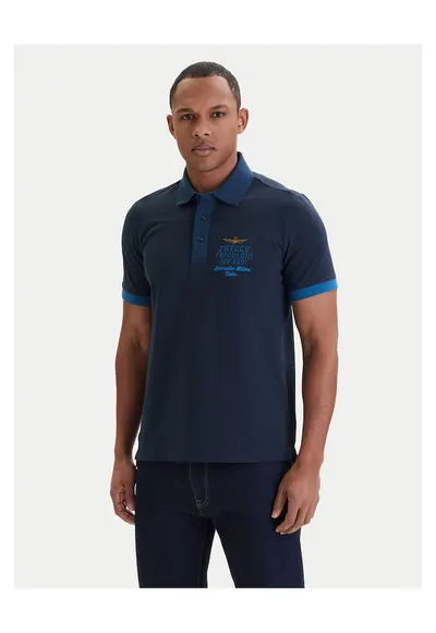 Tricou Barbati - Slim fit - Bleumarin - Bumbac - Bleumarin