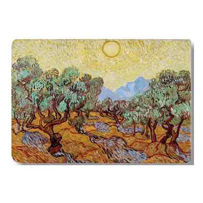 Suport masa - Van Gogh - Oliviers avec ciel jaune