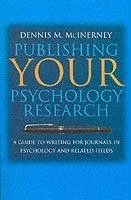 Publishing Your Psychology Research