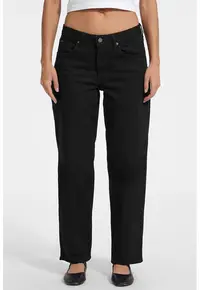 Blugi relaxed fit din denim - Negru