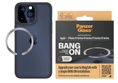 Inel PanzerGlass - Bang On MagSafe, iPhone 12/13/14/15, gri