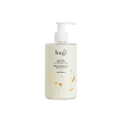 Sapun lichid pentru maini cu Flori Albe, 300ml, Hagi