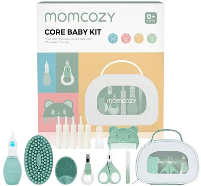 Trusă de igienă pentru bebeluși Momcozy Core – CK017, 10 piese