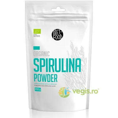 Spirulina Pudra Ecologica/Bio 200g