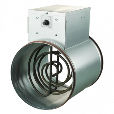 VENTS Baterie de incalzire electrica diam 125mm, 1.2kw, 220V, cu termostat si senzor de temperatura