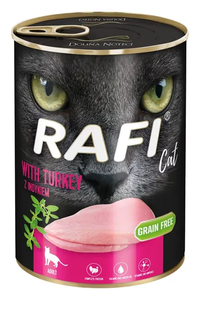 Hrana Umeda Pisici, Rafi Cat, Curcan, 400 g