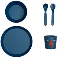 Set pentru hrănire copii Citron - Blue Dino