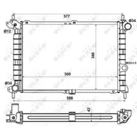Radiator, racire motor NRF 52142