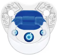 Suzeta Wee Baby Evil Eye, 6-18 luni , alba