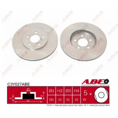 Disc frana ABE C3Y027ABE