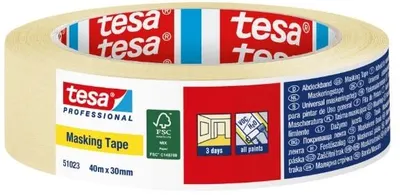 Bandă de hârtie Tesa Standard - 30 mm х 40 m