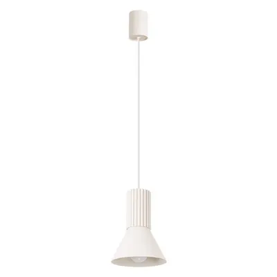 Lustră bej din metal ø 14 cm Niru – Sollux
