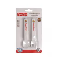 Set de hrănire din plastic Bam Bam - Fisher Price, 6+ luni