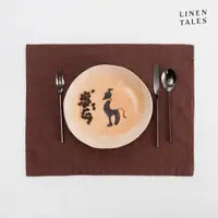 Suport pentru farfurii din in 35x45 cm Chocolate – Linen Tales