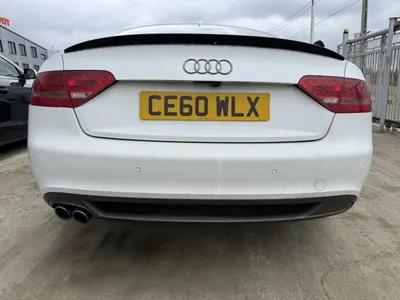 Bara spate sline cu senzori de parcare culoare alba - ly9c Audi A5 (2007-2011) [8T3]