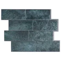 vidaXL Placă de metrou 20 buc. Verde-albăstrui 29 x 21 cm