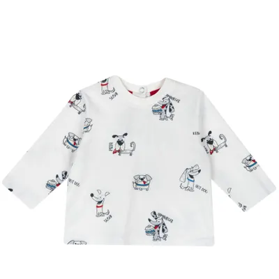 Bluza copii Chicco, Alb, 67876-63MFCO