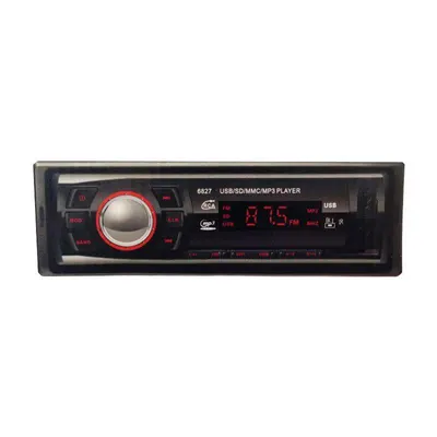 Mp3 Player auto 6827, USB, slot SD, ceas digital