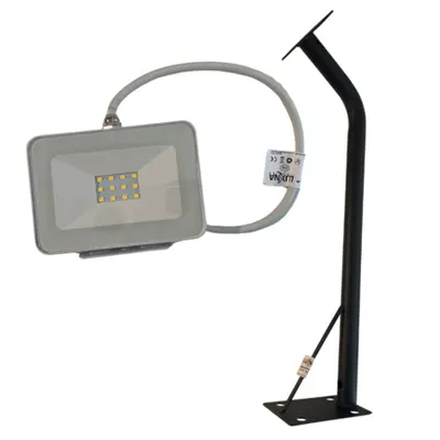 Pachet Brat Montaj Perete 45cm Negru Proiector + Proiector LED 30W Alb Lumina Calda