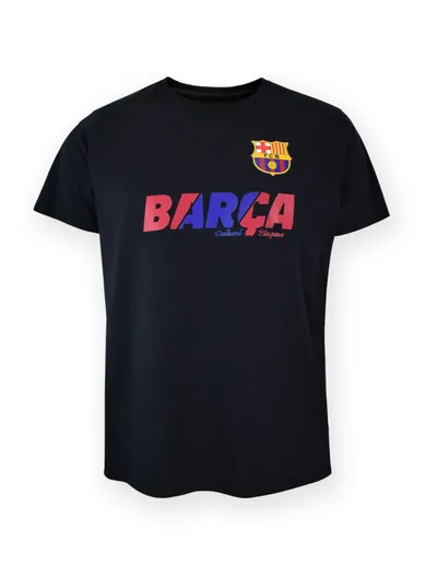 FC Barcelona – schwarzes Kinder-T-Shirt