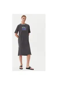 Rochie dama EQWKD03035 - Bumbac organic - Gri - Gri