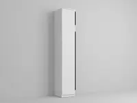 Dulap dormitor 1 usa Alb 41 x 240.3 cm - Arkana