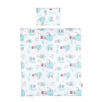 Set lenjerie 4 piese pentru tarc mic Chipolino Mini Bear
