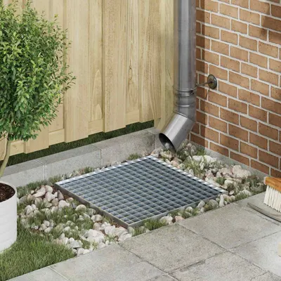 vidaXL Grătar Argintiu 50 x 50 x 2 cm Oțel galvanizat prin imersie
