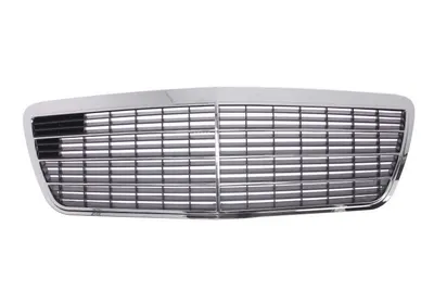 Grila fata potrivit MERCEDES Clasa E 1999-2003 - clasic/ELEGANCE, crom/gri inchis