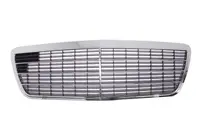 Grila fata potrivit MERCEDES Clasa E 1999-2003 - clasic/ELEGANCE, crom/gri inchis