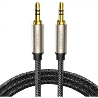 Cablu Audio 3.5mm - 3.5mm UGREEN AV125, 2m, Gri