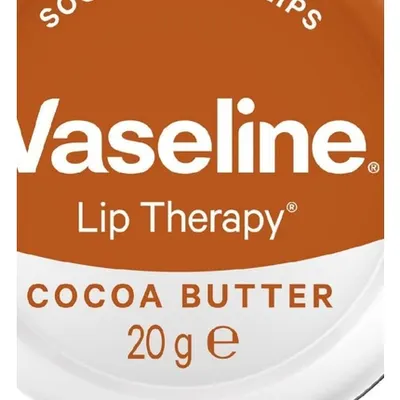 Balsam de buze, Vaseline, Lip Therapy, unt de cacao, 20g
