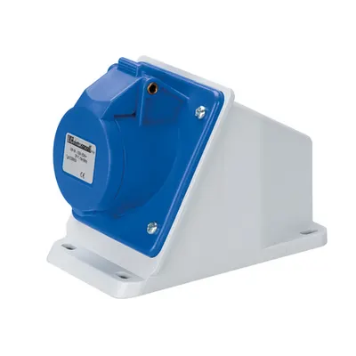 Ec690 Fixed Socket 32a Ip44 1p+n+e 220-240v