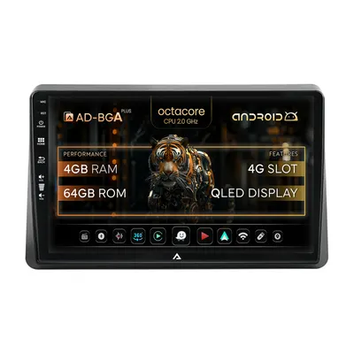 Navigatie Opel Movano Renault Master (2020-2024), Android, A-Octacore 4GB RAM + 64GB ROM, 10 Inch - AD-BGA10004+AD-BGRKIT377