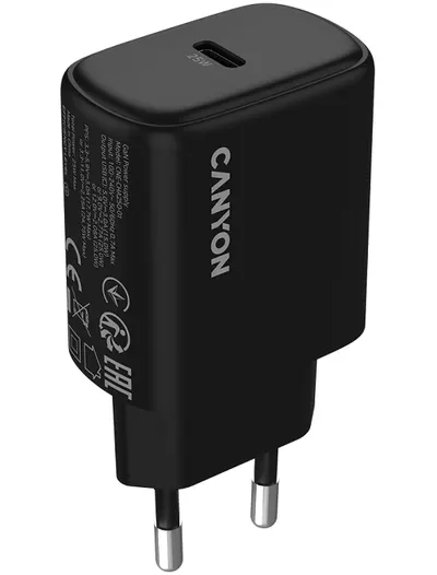 Încărcător Canyon - OnCharge 250, 25W, negru