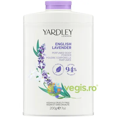 Pudra de Corp cu Parfum de Lavanda Englezeasca English Lavender 200g