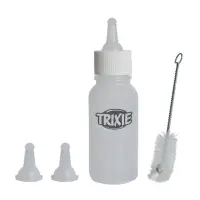 Biberon Cu 3 Tetine Si Perie Curatare, Pentru Pisici, 57 ml