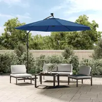 vidaXL Husă de schimb pentru umbrelă de grădină albastru azuriu 350 cm