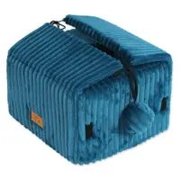 Culcuș pentru animale albastru pentru pisici 40x36 cm Magic Cat Stripe – Plaček Pet Products