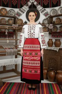 Fote cu broderie traditionala Draga