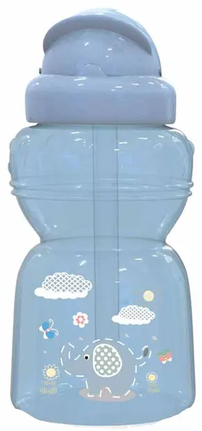 Sticluță sport Lorelli Baby Care - Animals, 325 ml, albastru