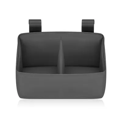 Organizator multifunctional, Lionelo, Sidepocket S, 26x12x15 cm, 2 compartimente, Universal, Constructie ranforsata, Gri