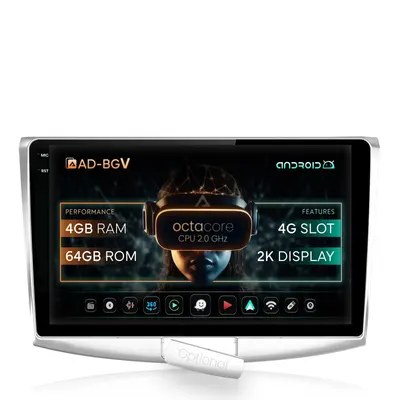 Navigatie Volkswagen Passat B6 B7 CC, Android, V-Octacore 4GB RAM + 64GB ROM, 10.36 Inch - AD-BGV10004+AD-BGRKIT025