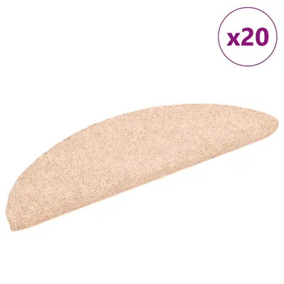 Gossi covorase scara autoadezive 20 buc maro 56x17x3 cm