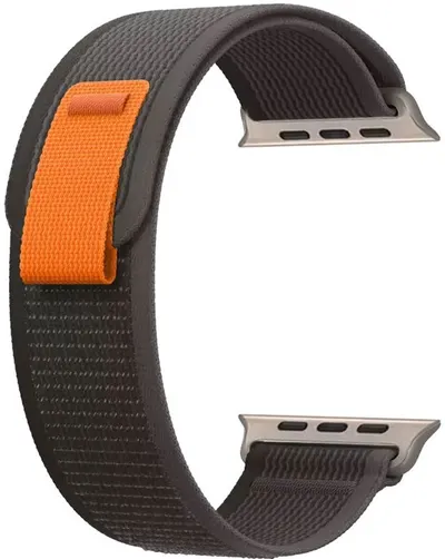 Curea Trender - TR-ATX Textile, Apple Watch, 44/45 mm, negru