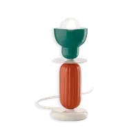 Veioza Deco Berimbau Finish Tup - Turchese+arancio Pokè C2602