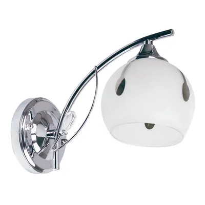 Aplica Sereno Alb+Crom 1xE27 60W