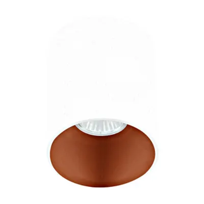 Ceiling luminaire Polasso round 35W white / copperIP20