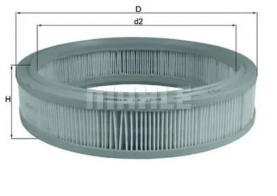 Filtru aer MAHLE ORIGINAL LX 1638